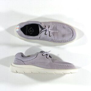Sperry Captain Moc Boat Shoes Womens Size 7.5 Lilac Purple STS87563
